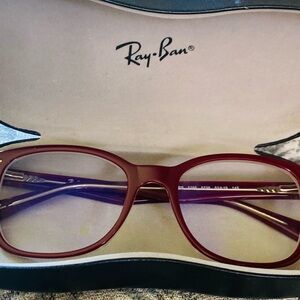 Ray-Ban Burgundy Eyeglasses (prescription)